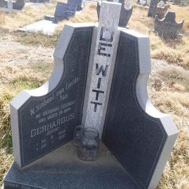 WITT Gerhardus, de 1940-1992