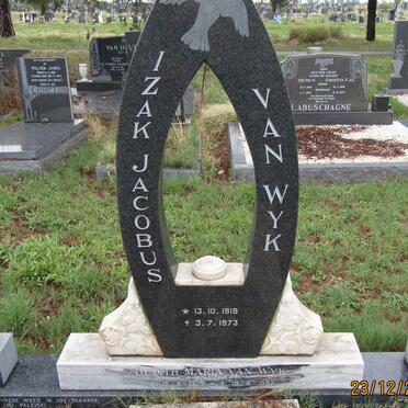 WYK Izak Jacobus, van 1919-1973 &amp; Judith Maria SCHEEPERS 1925-1987