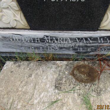 WYK Judith Maria, van nee SCHEEPERS 1925-1987