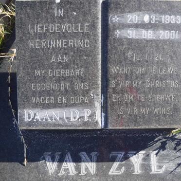 ZYL D.P., van 1933-2001