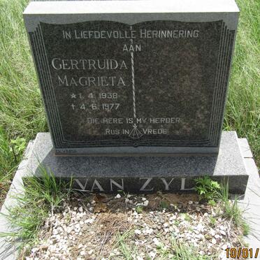 ZYL Gertruida Magrieta, van 1938-1977