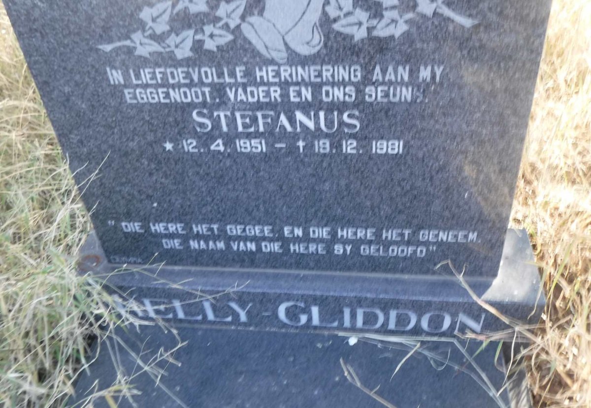 GLIDDON Stefanus, KELLY 1951-1981