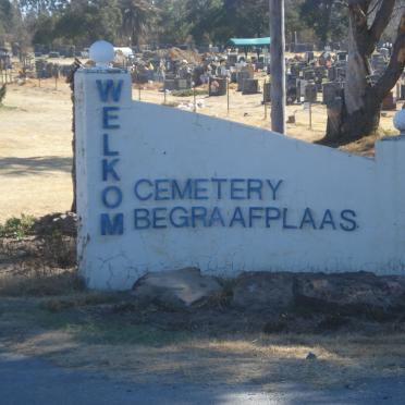 1. Entrance of Welkom Cemetery