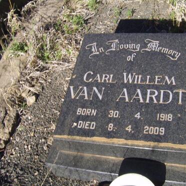 AARDT Carl Willem, van 1918-2009