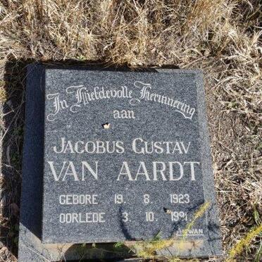 AARDT Jacobus Gustav, van 1923-1991