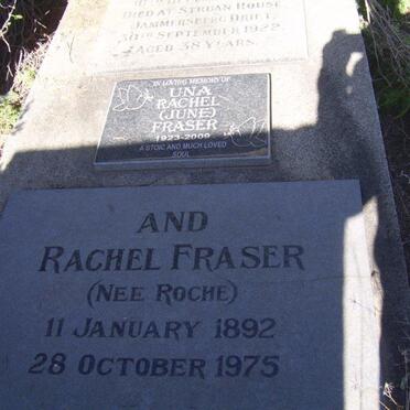 FRASER Rachel nee ROCHE 1892-1975 :: FRASER Una Rachel 1923-2009