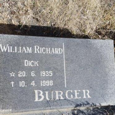 BURGER William Richard 1935-1998