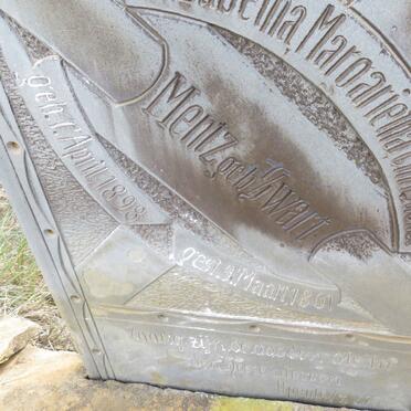 MENTZ Elizabetha Margarietha Christiena nee SWART 1898-1801