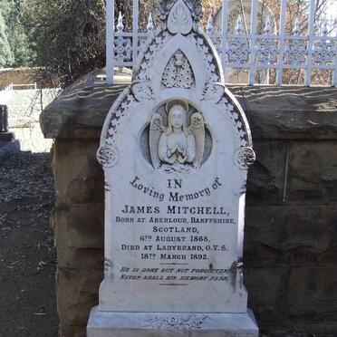 MITCHELL James 1868-1892