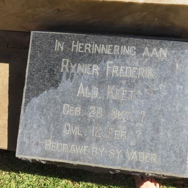 KEET Rynier Frederik Alb.