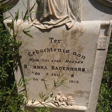 BADENHORST Susanna 1869-1913