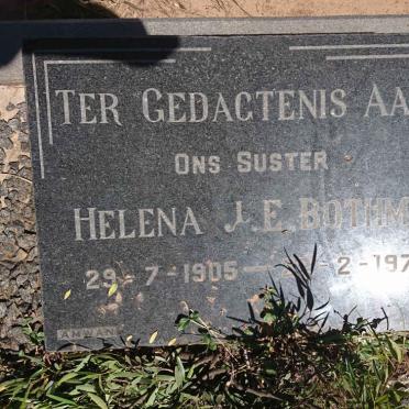 BOTHMA Helena J.E. 1905-1971