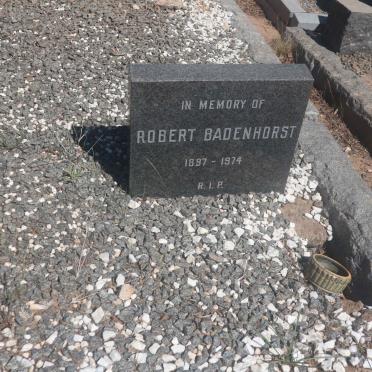 BADENHORST Robert 1897-1974