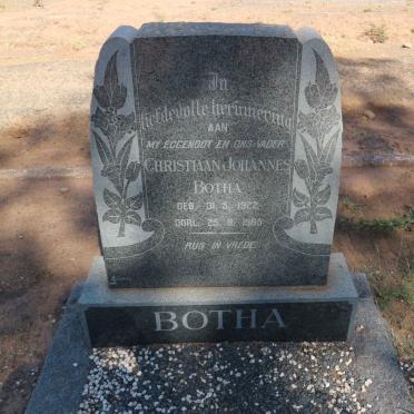 BOTHA Christiaan Johannes 1922-1965