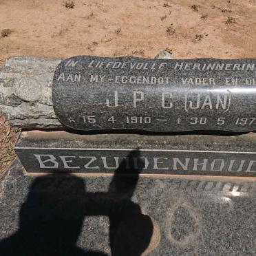 BEZUIDENHOUDT J.P.C. 1910-1978