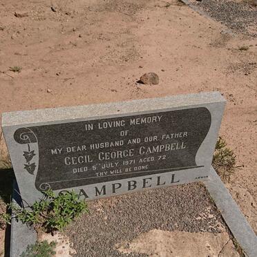 CAMPBELL Cecil George -1971