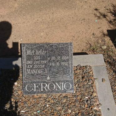 CERONIO Mandie A. 1984-1990