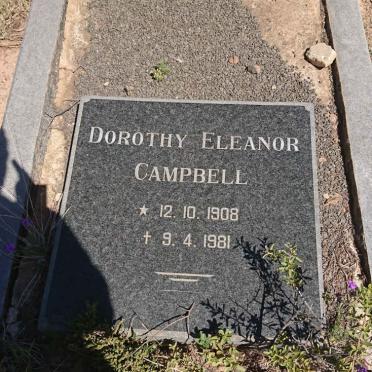 CAMPBELL Dorothy Eleanor 1908-1981