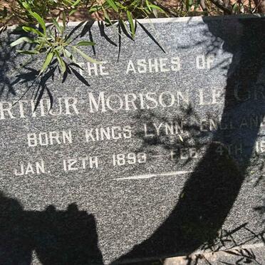 GRICE Arthur Morison, le 1893-1979