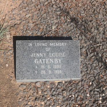 GATENBY Jenny Louise 1893-1984