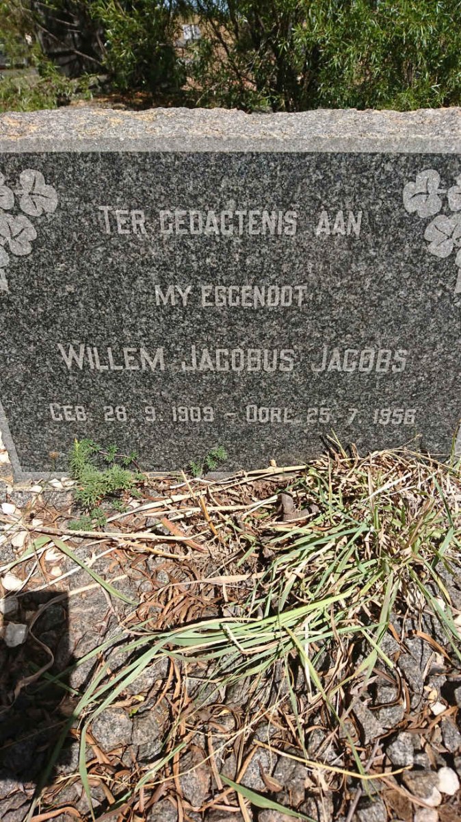 JACOBS Willem Jacobus 1909-1956