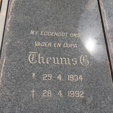 LANGE Theunis G. 1934-1992 &amp; Ketura C. 1938-