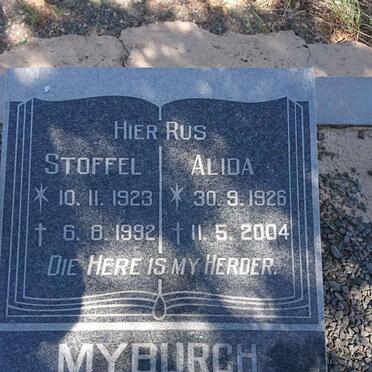 MYBURGH Stoffel 1923-1992 &amp; Alida 1926-2004