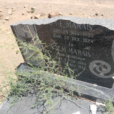 MARAIS ?T.F. 1853-1924 &amp; A.J.M. SCHOEMAN 1866-1927