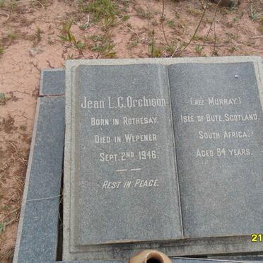 ORCHISON Jean L.C. nee MURRAY -1946