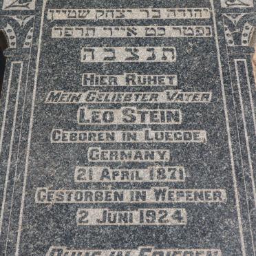 STEIN Leo 1871-1924
