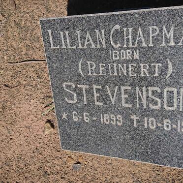 STEVENSON Lilian Chapman nee REUNERT 1899-1965
