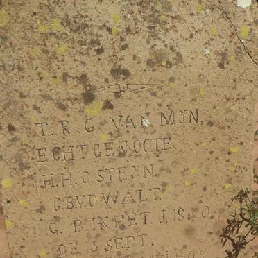 STEYN H.H.C. nee V.D. WALT 1840-1905