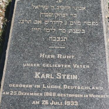 STEIN Karl 1868-1933