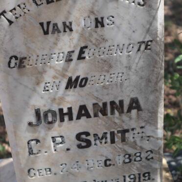 SMITH Johanna C.P. 1882-1919