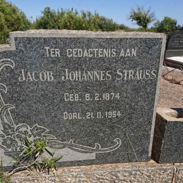 STRAUSS Jacob Johannes 1874-1954 &amp; Anna Magaretha JOUBERT 1874-1966