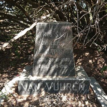 VUUREN Japie, van 1960-1961