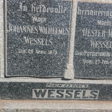 WESSELS Johannes Wilhelmus 1873- &amp; Hester Maria POTGIETER 1876-1943