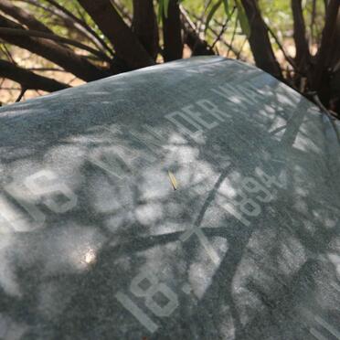 WALT Michiel Jacobus, van der 1894-1976