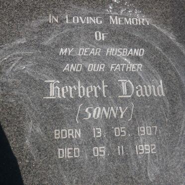 ? Herbert David 1907-1992