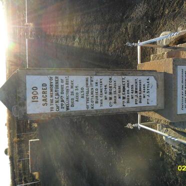 TURNER N.C.H. -1900 :: MORTON W. -1900 :: EMMETT W. -1900 :: WRIGHT J. -1900 :: STYLES J. -1900