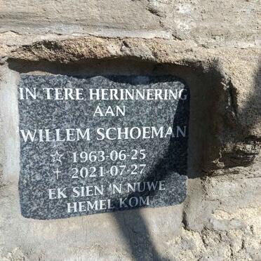 SCHOEMAN Willem 1963-2021