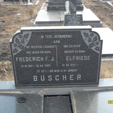 BUSCHER Frederich F.J. 1912-2000 &amp; Elfriede 1922-
