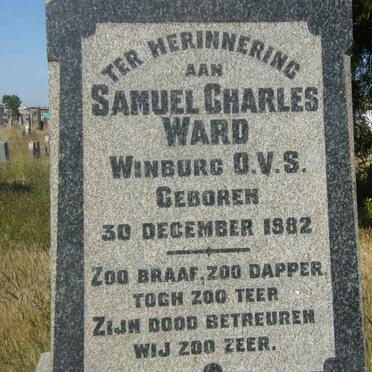 WARD Samuel Charles 1882-1914