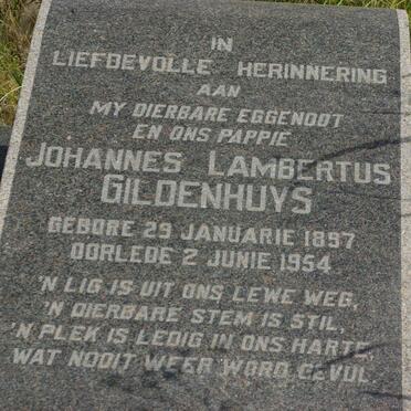 GILDENHUYS Johannes Lambertus 1897-1954