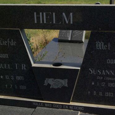HELM Samuel T.R. 1906-1981 &amp; Susanna G. LEONARD 1906-1983