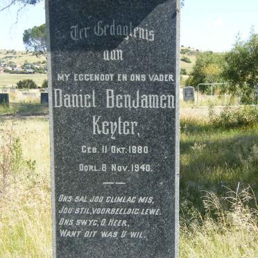 KEYTER Daniel Benjamen 1880-1940