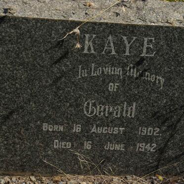 KAYE Gerald 1902-1942