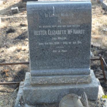 McHARDY Hester Elizabeth nee MULLER 1888-1941