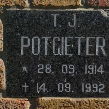 POTGIETER T.J. 1914-1992