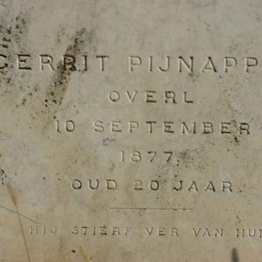 PIJNAPPEL Gerrit -1877